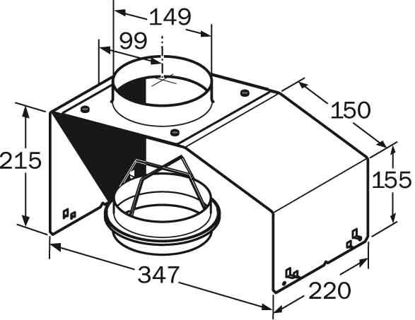 Image du produit Neff Z5552X0 Aide au montage des modules de ventilation