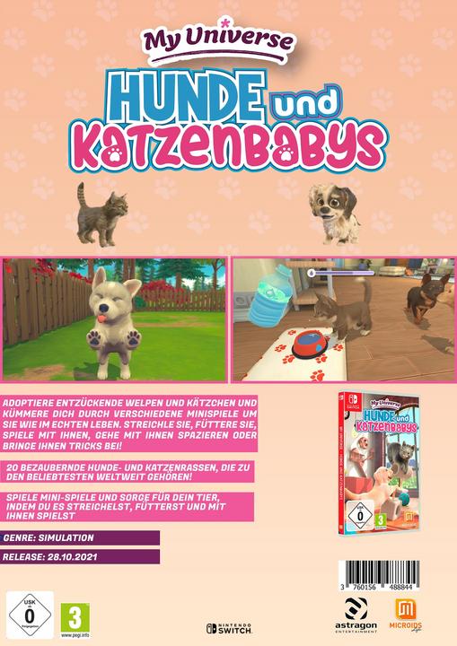 Immagine prodotto Microids Il mio universo cani e gattini (Switch, DE)