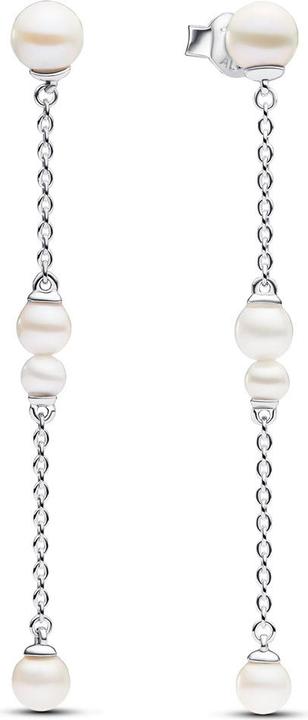 Pandora Ohrstecker Treated Freshwater Cultured Pearl Drop (Silber 925)