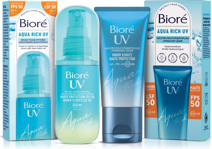 Image du produit Bioré Aqua Rich (Spray solaire, SPF 50, 60 ml)
