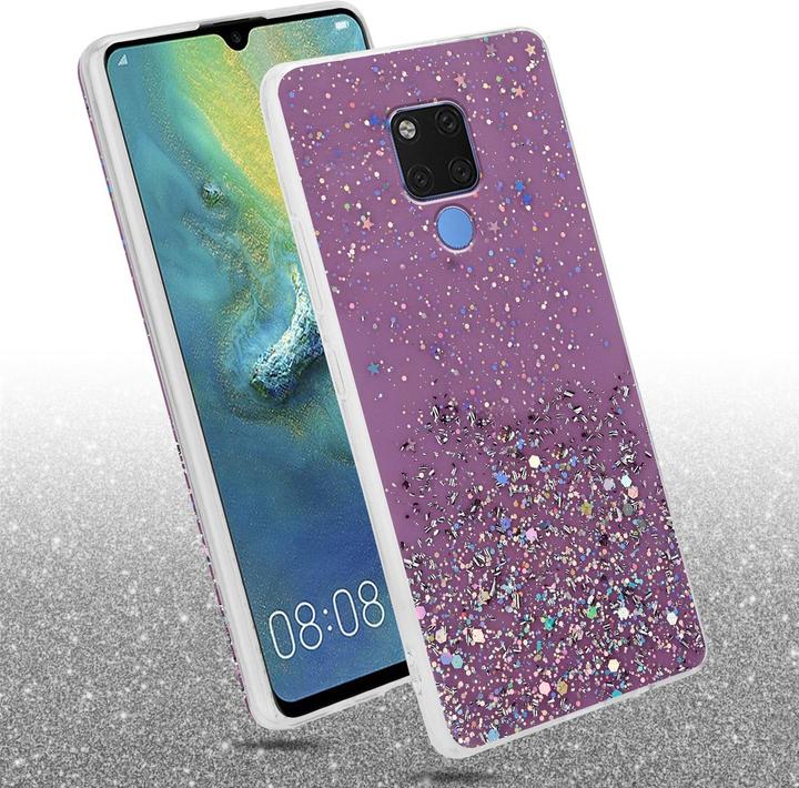 Image du produit Cadorabo Couverture TPU paillettes scintillantes (Mate 20)