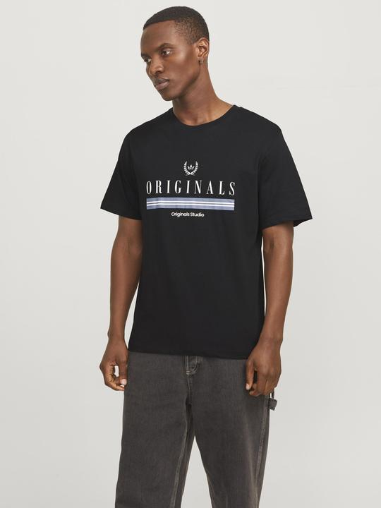 Actual product image Jack & Jones Gedruckt Rundhals T-shirt T-shirt (L)