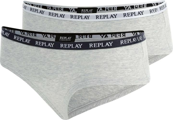 Produktbild Replay Unterhose Damen-Slip mit Logo-Bund 2er Pack (M, 2er Pack)