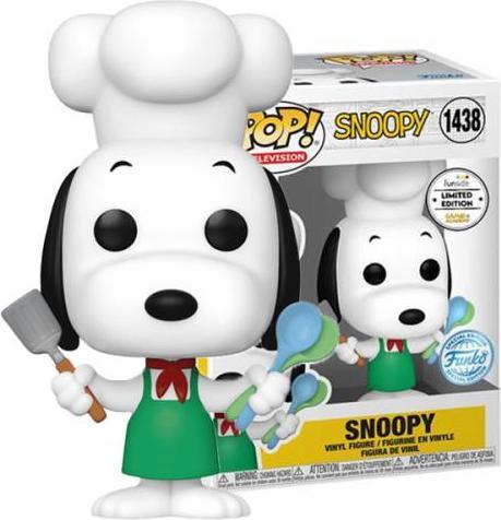 Actual product image Funko POP! Peanuts Snoopy (with Chef Hat) Exclusive