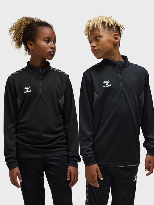 Actual product image hummel Hmlauthentic Half Zip Sweat Kids (164)
