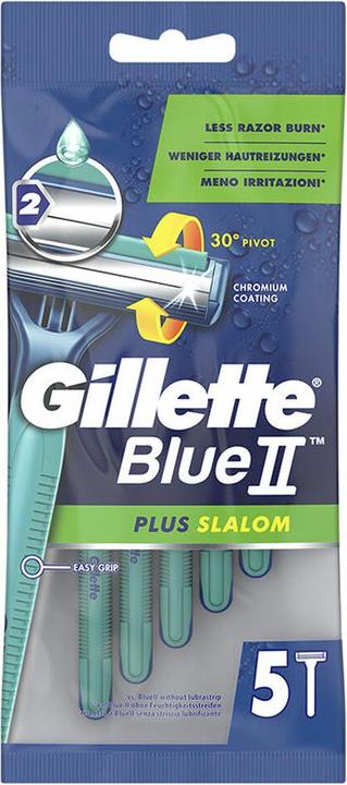 Gillette BlueII Slalom Engangsskrabere 5 Stk. (5 x)