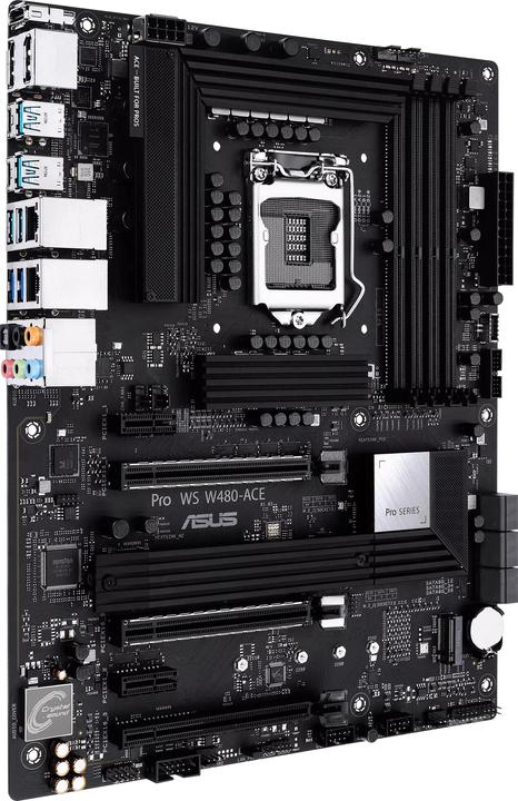 Produktbild ASUS Pro WS W480-ACE (LGA 1200, Intel W480, ATX)