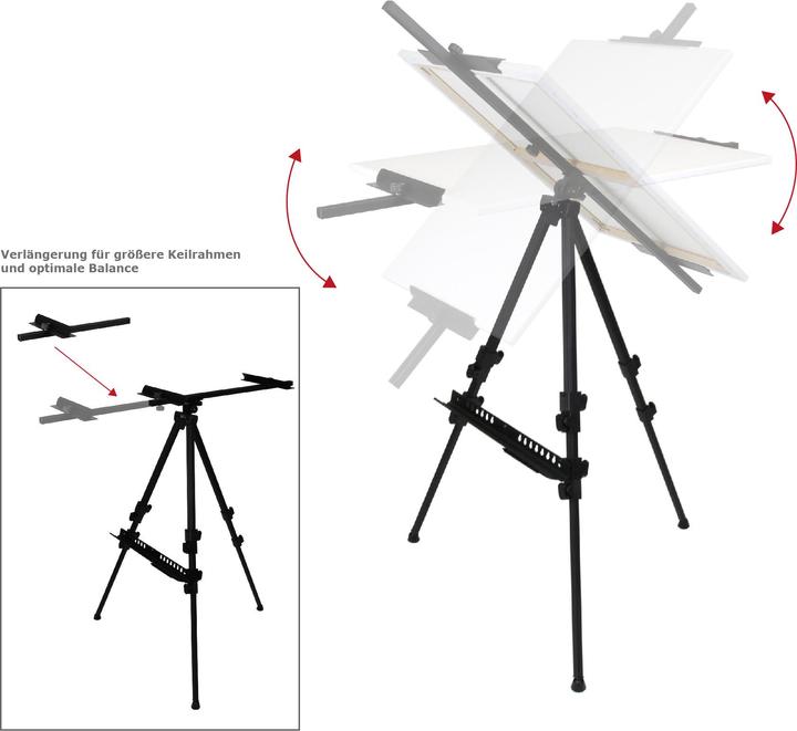 Actual product image Paintersisters RIO field easel aluminum watercolor