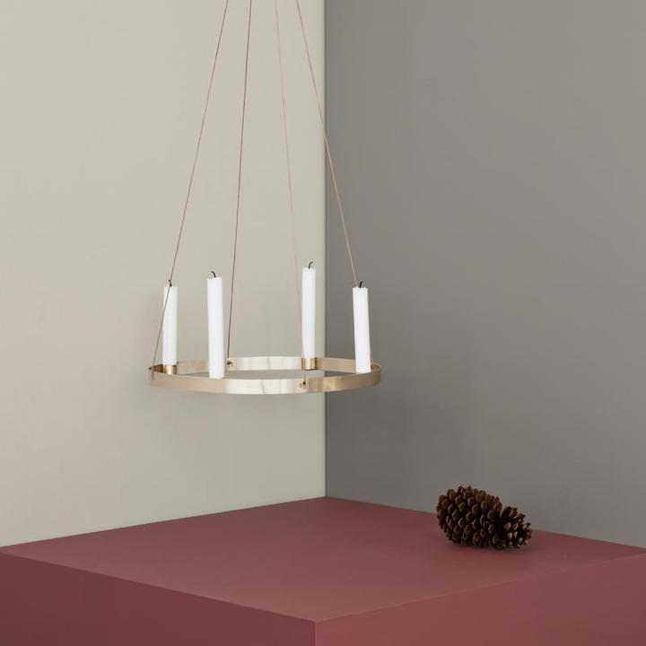 Actual product image Ferm Living Candle Holder Circle (Ø 38 x 3 cm)