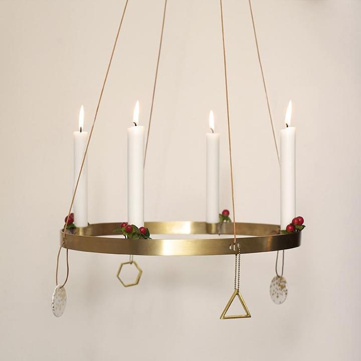 Actual product image Ferm Living Candle Holder Circle (Ø 38 x 3 cm)