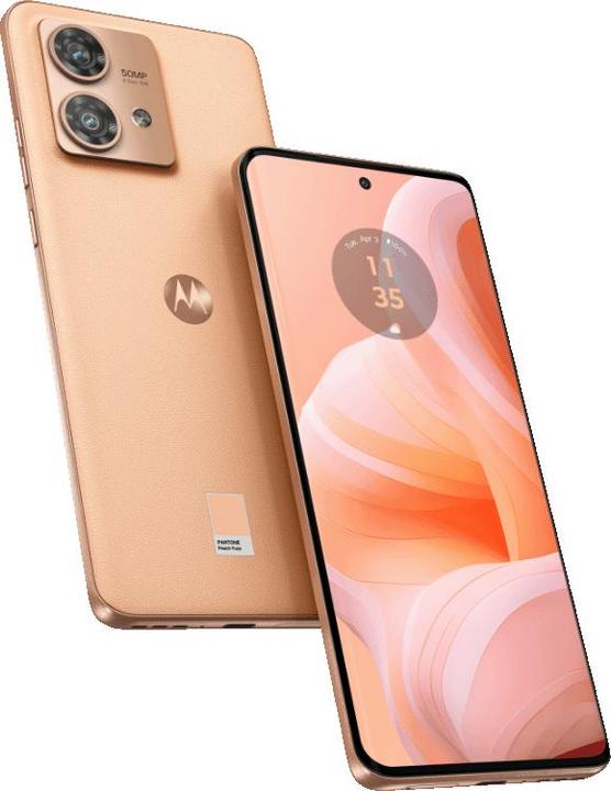 Actual product image Motorola Edge 40 Neo (256 GB, Peach Fuzz, 6.55", SIM + eSIM, 50 Mpx, 5G)