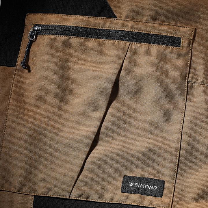 Image du produit Forclaz Pantalon de trek résistant homme, MT500 marron (34)