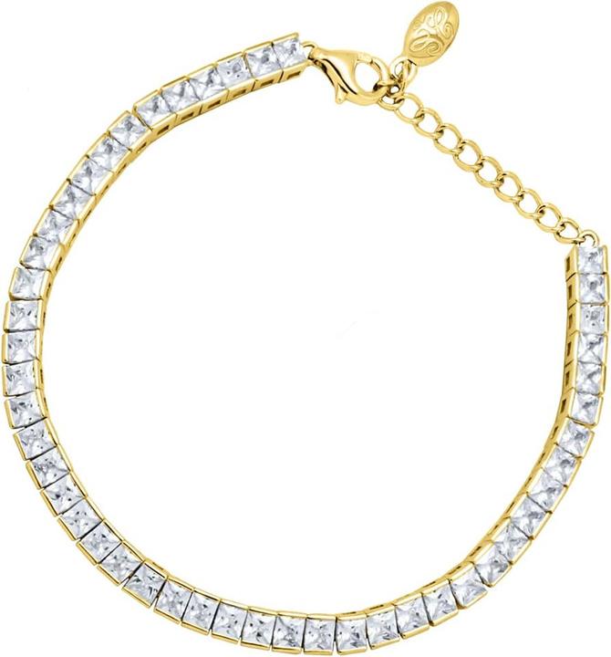 Immagine prodotto Candy Bracciale Lovin, argento sterling 925, placcato oro (20 cm, Placcato oro 18k, Argento 925)