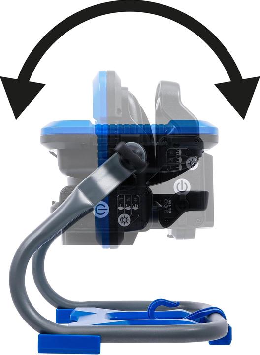 Actual product image BGS Cordless LED Work Lamp | foldable | 18 V | without rechargeable Battery (2000 lm)