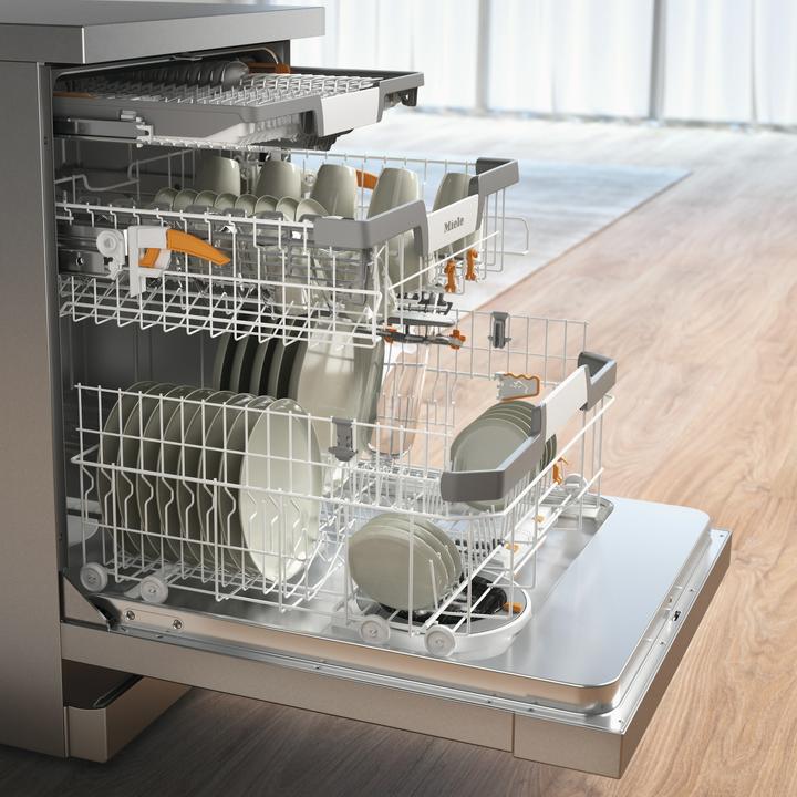 Actual product image Miele Automatic dishwasher G 7600 SC freestanding appliance/Edst CleanSteel
