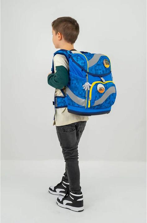 Image du produit Belmil Sac à dos scolaire SMARTY Lot de 5 pièces Funky Blue (20 l)