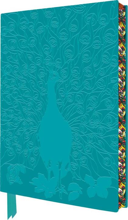 Image du produit Exquisit Premium Carnet de notes DIN A5 : Louis Comfort Tiffany, Paon déplié (A5, À rayures, Couverture rigide)