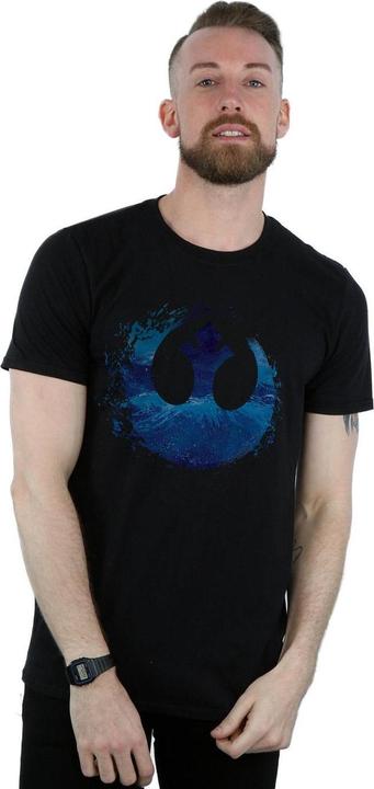 Produktbild Star Wars The Rise Of Skywalker Resistance Symbol Wave TShirt (4XL)