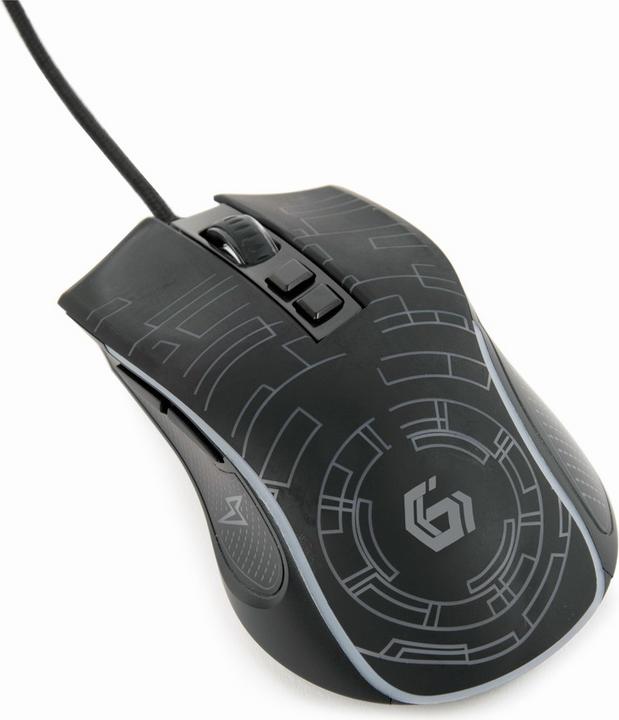 Actual product image Gembird USB LED gaming mouse 7 buttons 3600 DPI (Cable)