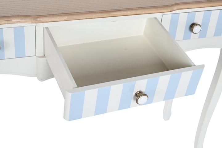 Actual product image DKD Home Decor Console Ceramic White Sky blue (110 x 40 x 79 cm)