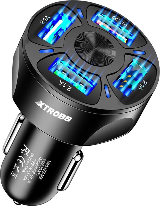 Actual product image Xtrobb Car charger - 4 USB ports