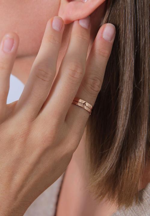 Image du produit Elli Bague à ruban, Organic, Ring Set (52, Argent 925)