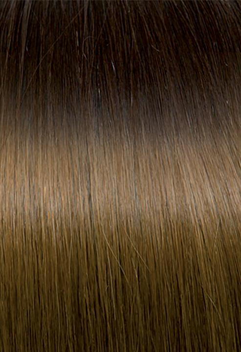 Immagine prodotto Seiseta Classic Keratin Fusion Smooth Ombré 4/140 Brown-Golden Brown 50/55 cm (4, 140 Marrone-marrone dorato, 55 cm)