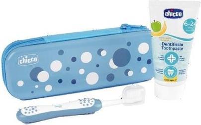 Immagine prodotto Chicco Set orale BLUE POIS, con fluoro - 6m+ (1 x)