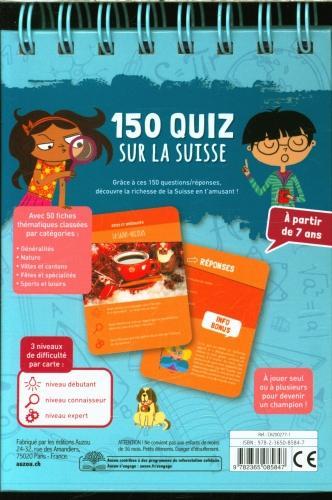 Produktbild 150 quiz sur la Suisse avec Maëlys et Lucien (Französisch, Collectif, 2021)