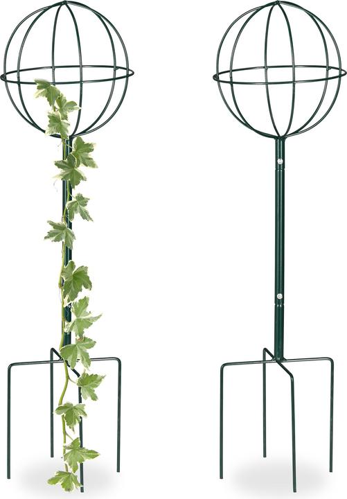 Actual product image Relaxdays Globe Trellis Set of 2 (40 cm, 40 cm)