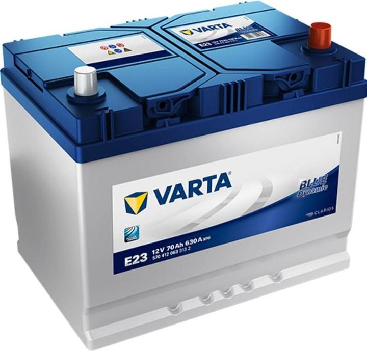 Actual product image Varta Blue Dynamic E23 (12 V, 70 Ah, 630 A)