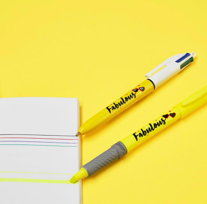 Image du produit Bic Stationery Box Fabulous (Blanc, Jaune, 1 x)