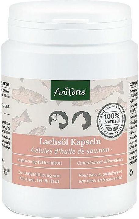 Produktbild AniForte Lachsöl Kapseln (Adult, 200 Stk., 0.50 g)