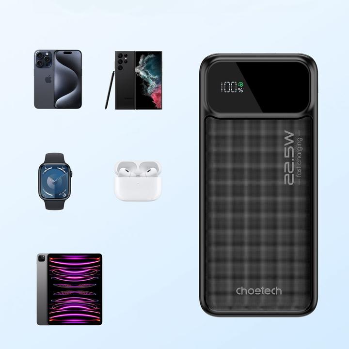 Produktbild Choetech 10000 mAh (10000 mAh, 22.50 W, 22.50 Wh)