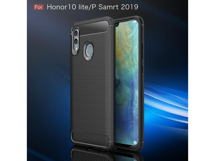 Image du produit Screenguard Housse Huawei P Smart 2019 Carbon Brushed Soft TPU (Huawei P Smart+ (2019))