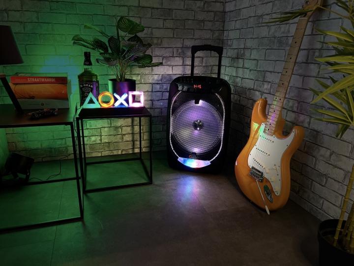 Actual product image N-Gear Bluetooth Speaker The Flash 1210 Mik/LED (6 h, Electrical connection)