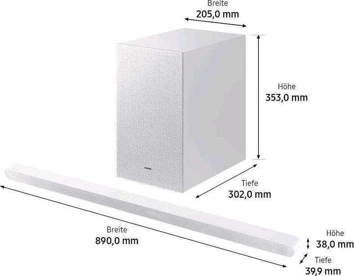 Produktbild Samsung HW-S711GD/ZG (250 W, 3.1 Kanal)