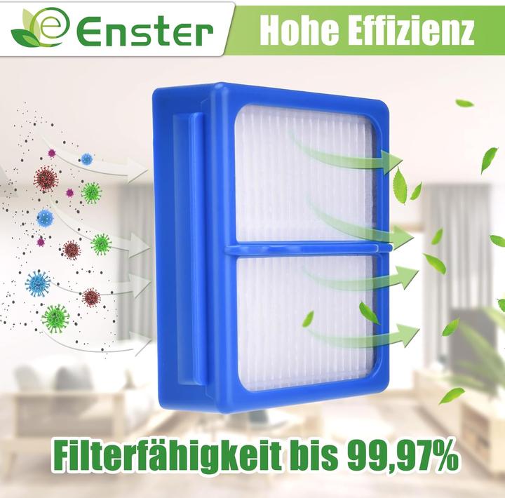 Actual product image Ecnaka Filterset für AEG QX9 Staubsauger