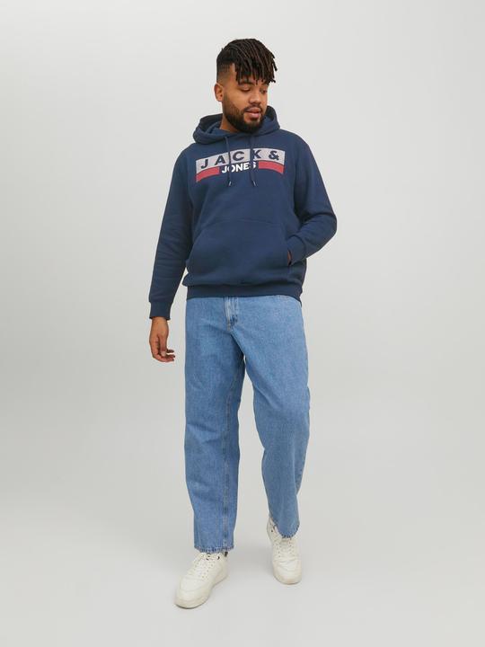 Immagine prodotto Jack & Jones Felpa con cappuccio Basic Logo Plus Size (4XL)