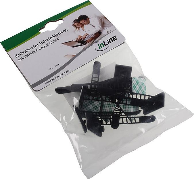 Produktbild InLine Kabelbinder Bündelklemme (Kunststoffkabelbinder, 64 mm, 10 Stk.)