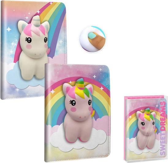 Image du produit Sombo Licorne Squishy carnet notes ass.