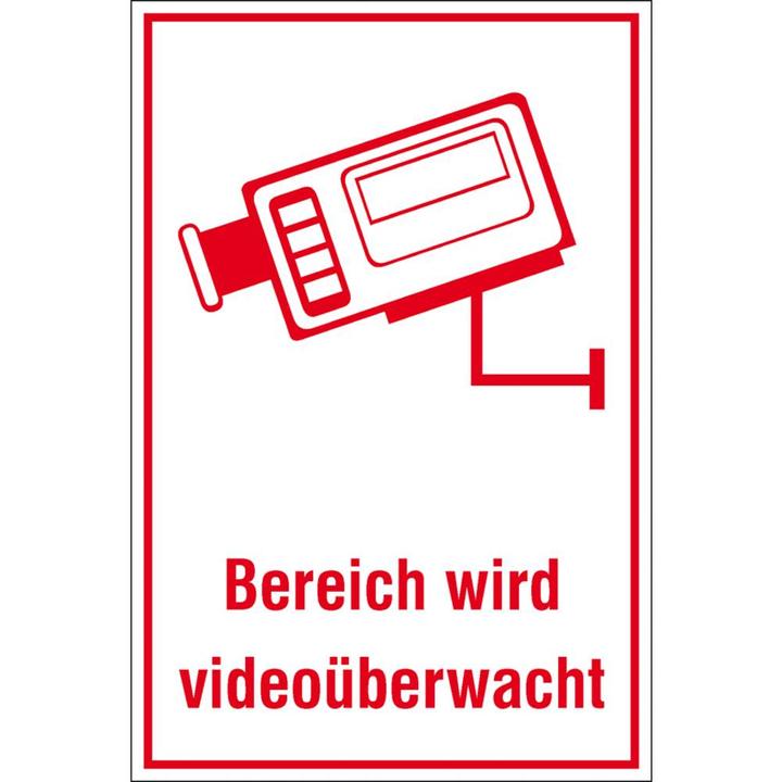 Produktbild SafetyMarking VideoInfozeichenBereichwirdvideoüberwacht