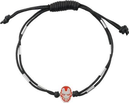 Disney Iron Man Marvel Double Black Textile Bracelet BS00088RL.CS
