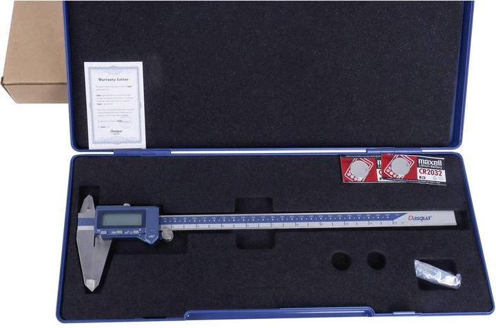 Immagine prodotto Dasqua 2015-2415 Calibro digitale IP67 resistente all'olio Campo di misura (max.): 300 mm Acciaio inox 1 (30 cm)