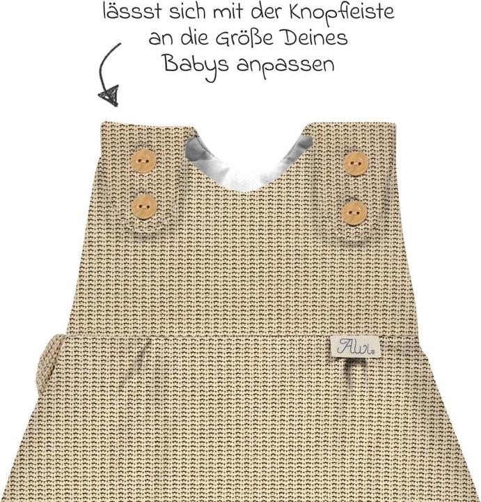 Produktbild Alvi Schlafsäcke Baby-Mäxchen Aussensack - Knit - Gr. 68/7 (2.5 TOG)