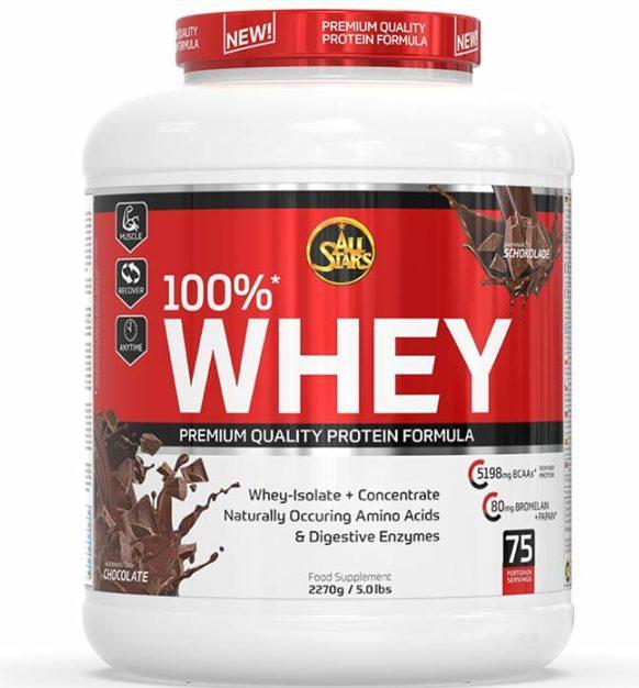 Produktbild All Stars 100% Whey Protein (2270 Dose) (Schokolade, Kokos, 1 Stk., 2270 g)