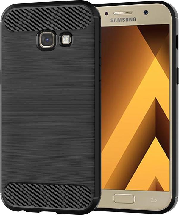Produktbild Techsuit - Carbon Silicone - Samsung Galaxy A5 2017 A520 - Black (Samsung Galaxy A5 (2017))