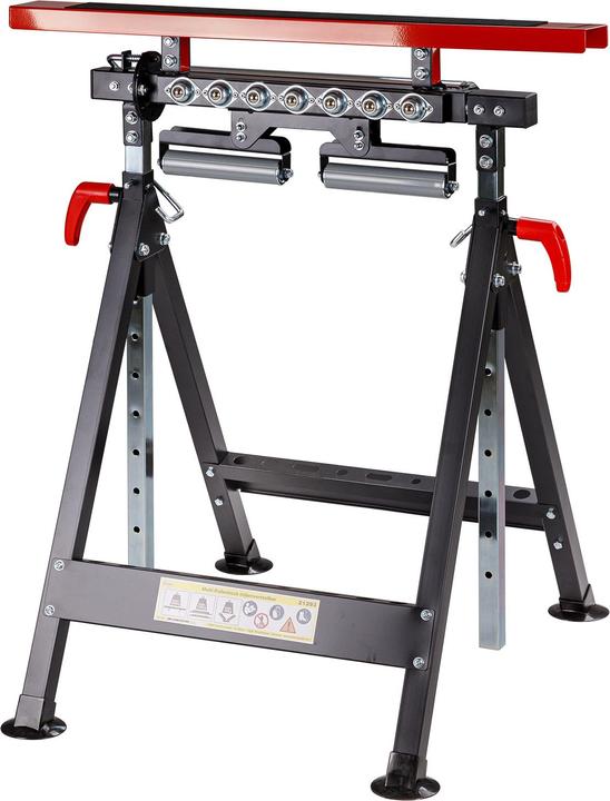 Actual product image Dema Multi-roller trestle 82.5 - 127.5 cm height-adjustable (70.50 cm, 75 cm)