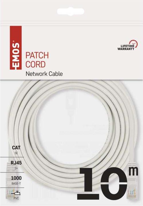 Produktbild Emos PATCH Kabel UTP 5E, 10m (UTP, CAT5, 10 m)