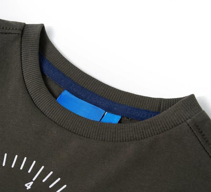 Immagine prodotto VidaXL Camicia da bambino a maniche lunghe kaki 92,Materiale: 100 % cotone,Colore (92)